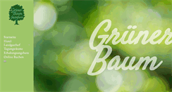 Desktop Screenshot of gruenerbaum-steinfurt.de