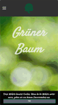 Mobile Screenshot of gruenerbaum-steinfurt.de